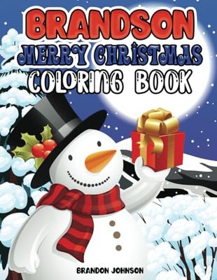 BRANDSON MERRY CHRISTMAS COLORING BOOK