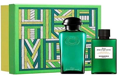 HERMES Paris EAU D'ORANGE Verte EAU DE Cologne 100ML VAPORIZADOR + Gel DE BAÑO 80ML