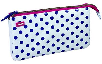 Milan Dots 3 081133DT3 etui, 22 cm, blauw/wit