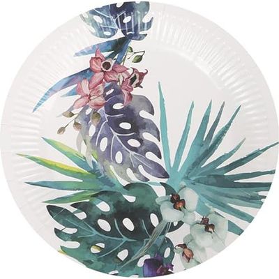 Algon | Set di 60 piatti usa e getta - piatti usa e getta misura 20 cm resistenti ed ecologici, ideali per feste, eventi e riunioni
