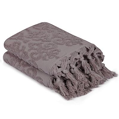 WELL HOME MOBILIARIO & DECORACIÓN Hand Towel Set (2 Pieces) Lilac