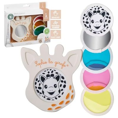 Sophie la Girafe - Magische spiegel Sophie la Girafe - Ontwakingsspel - 4 verwisselbare lenzen - Rubber - Voor kinderen vanaf 0 maanden