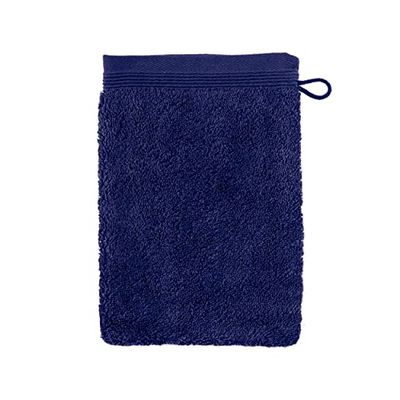 möve Superwuschel gant de lavage, 100% Coton, Deep Sea, 15 x 20 cm