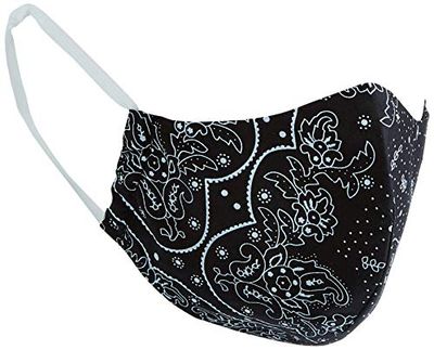 Levi's Unisex 1pk Reusable Face Cover Bandana, Negro S