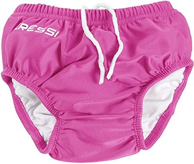 Cressi baby spädbarn mjuk återanvändbar simma blöja Rosa Small | 6/9 Month