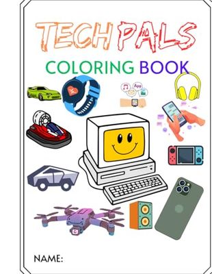 Tech Pals Coloring Book