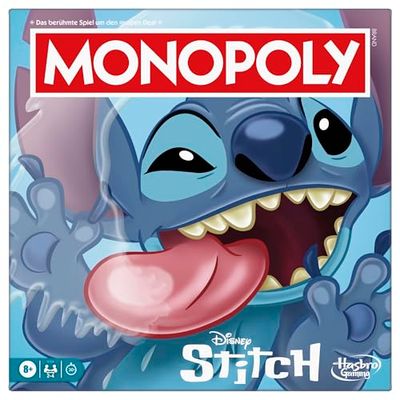 Monopoly Disney Stitch Edition Jeu de société – Version Allemande
