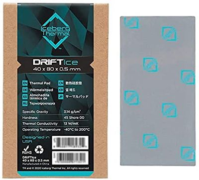 Iceberg Thermal Driftice termodyna, 80 mm x 40 mm x 0,5 mm