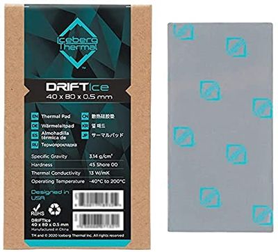 Iceberg Thermal Driftice Coussin thermique 80 mm x 40 mm x 0,5 mm