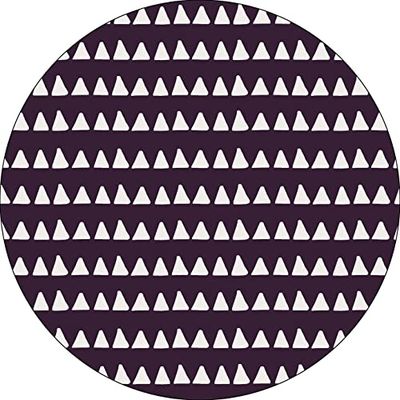 Bonateks, Ronde digitaal bedrukte muismat, antislip onderkant, voor kantoor en thuis, diameter: 22 cm