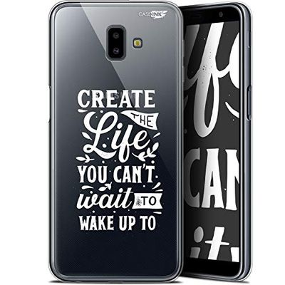 Beschermhoesje voor Samsung Galaxy J6 Plus, ultradun, motief Wake Up Your Life