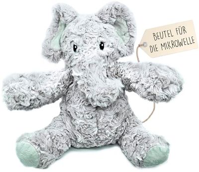 Bouillotte Peluche Micro Onde - Peluche Bouillotte Micro Onde - Bouillotte Éléphant - Peluche Chauffante - Bouillote Peluche Chauffante Micro Onde - Peluche Bouillotte - Doudou Bouillotte