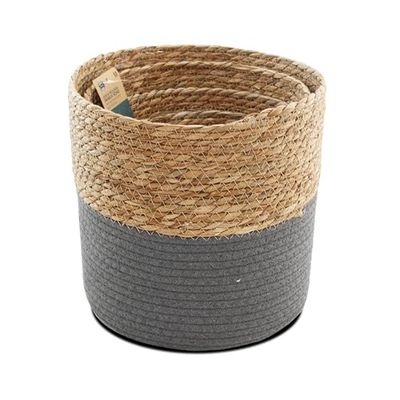 FORNOR Cesta gris x4 Diámetro 19/21.5/25 / 28 cm