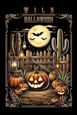 Wild Halloween Notebook: Cowboy's Spooky Season Writing Journal
