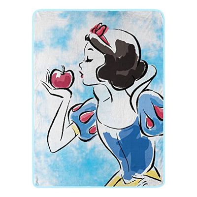 NORTHWEST Disney Princess Micro Raschel Gooi Deken, 46" x 60", Rode appel
