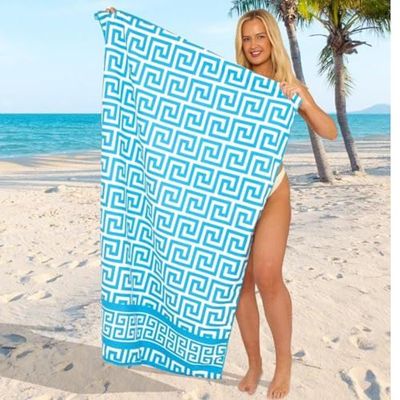 GC GAVENO CAVAILIA Extra Large Beach Towel for Adults - Quick Dry Microfibre Printed Beach Towels - Super Absorbent Beach Towel for Swim (180 x 100 cm) - (1 Piece) Soft, Sand Free,Lightweight - Multi