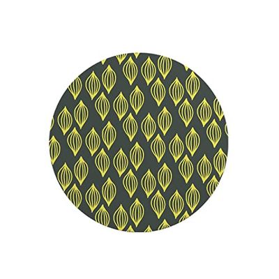Questo Casa, Tapis de Souris Rond imprimé numérique avec Fond antidérapant pour Bureau et Maison Diamètre 22 cm