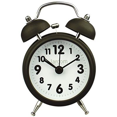 Laroom Reloj, Metal y Plastico, Blanco