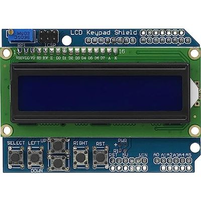 TRU COMPONENTS Modulo display 5,6 cm (2,22 pollici) 16 x 2 pixel, adatto per (kit di sviluppo): Arduino