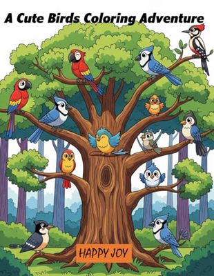 A Cute Birds Coloring Adventure