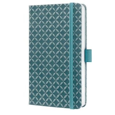 SIGEL JN138 Jolie Notebook, Lined, Approx. A6, Ocean Blue, hardcover, 174 Pages
