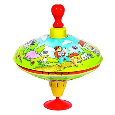 GOKI- Juegos de Viaje Y de Bolsillo Novedades En Peonzas, Multicolor, Mittel (53056)