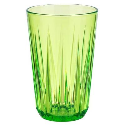 APS 10535 Crystal Drinking Cup, 300 ml, Tritan, Reusable, Shatterproof, Made in Germany, Green
