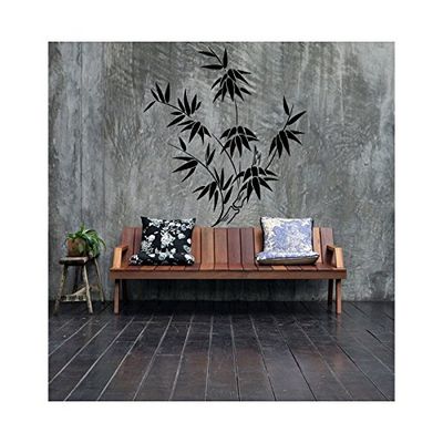 Tatoutex Stickers Bambou - Argent, L 80cm x H 89cm