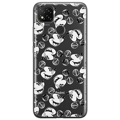 ERT GROUP etui na telefon Xiaomi REDMI 9C, case oryginalny i oficjalnie licencjonowany przez Disney, wzór Mickey 025, optymalnie dopasowane, plecki z TPU częściowo przeźroczyste