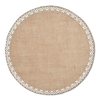 ZELLER PRESENT SCHÖNER LEBEN. PRAKTISCH WOHNEN. Toalhas de mesa individuais étnicas de linho, cor natural
