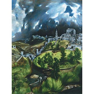 El Greco View Of Toledo Spain Expressive Painting Large Print Poster Wall Art Decor Picture