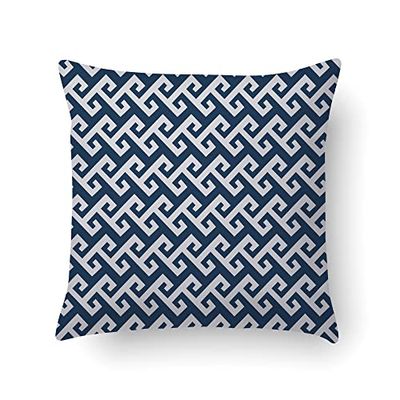 Doge Milano Cuscino con stampa digitale, 100% Made in Italy, Cuscino decorativo da divano, sfoderabile e lavabile, Modello Mmaabo, cm 40x40x5