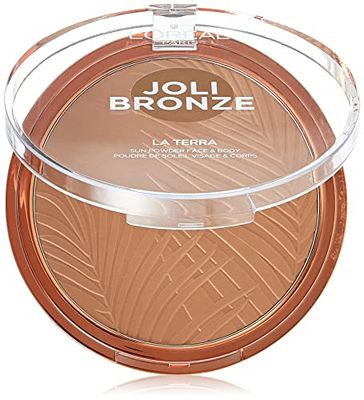 L'Oréal Paris Joli Bronze Terra Make Up Abbronzante Viso in Polvere, Texture Leggera, 03 Amalfi, 18 g