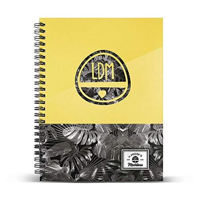 KARACTERMANIA Martina D'antiochia (La Diversión de Martina) Yellow-Cahier papier quadrillé Din A4