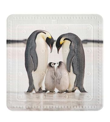 Kleine Wolke Inserto doccia in PVC, bianco/nero, 55 x 55 cm