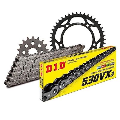Kettingset DID staal 530VX3 / 108 eindeloos voor Triumph Sprint RS ST 955 cc bouwjaar 2000-2004