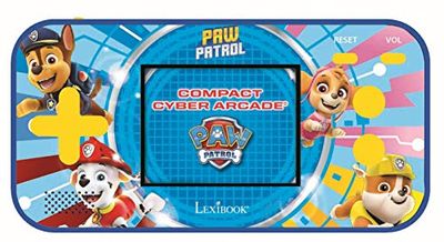 PAT' PATROUILLE Console de jeux portable enfant Compact Cyber Arcade LEXIBOOK - 150 jeux, Bleu