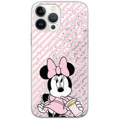Ert Group Funda para teléfono móvil Apple iPhone 12 Pro MAX Original y con Licencia Oficial de Disney con diseño Minnie 017, con Efecto desbordante de Purpurina