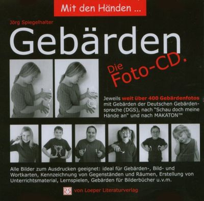 Mit den Händen...Gebärden / Foto-CD