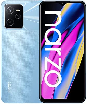 realme narzo 50A prime 4+64 -16.7cm（6.6'') FHD+ Fullscreen, 50MP AI Triple Camera, 5000mAh Massive Battery, Powerful Unisoc T612 Processor,8.1mm Ultra Slim,Flash Blue, Adapter not included