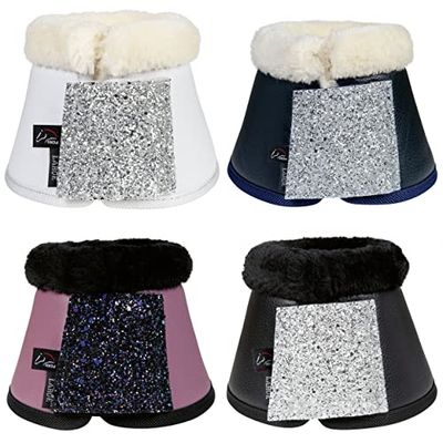 HKM Sparkle 6900 Cloches pour sabot Bleu foncé Taille M