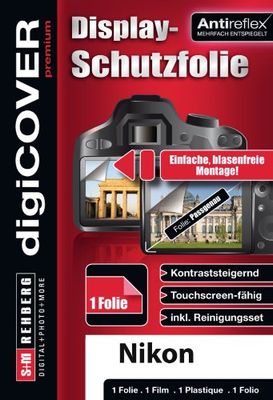 Digicover N4195 Pellicola Protettiva per Nikon DL18-50, Trasparente