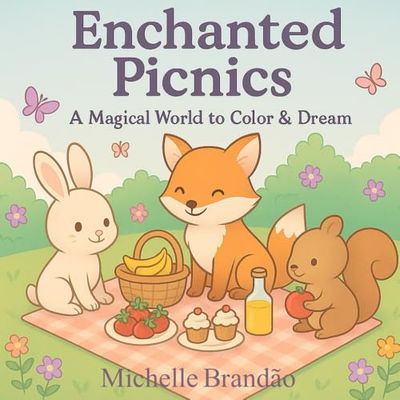 Enchanted Picnics: An invitation to color, dream, and enjoy tender moments