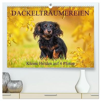 Dackelträumereien - Kleine Helden auf 4 Pfoten (hochwertiger Premium Wandkalender 2025 DIN A2 quer), Kunstdruck in Hochglanz: Lassen Sie sich von ... Sigrid Starick durch das Jahr begleiten