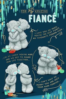 Me To You Bear Verloofde Verjaardagskaart ASM01358