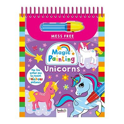 magic painting book: unicorns | magic water colouring | water painting book | unicorn coloring book | unicorn activity book