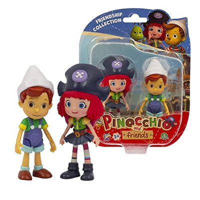 Pinocchio and Friends Giochi Preziosi Lot de 2 Figurines d'action Pinocchio et Freeda