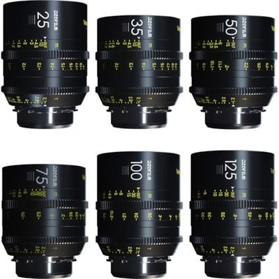 DZOFILM Cine Lens Vespid Prime 6-Lens Kit (25/35/50/75/100/125 T2.1)