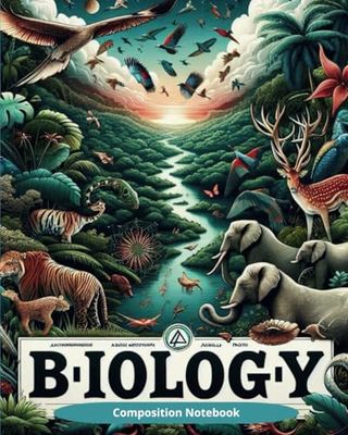 Composition Notebook: Premium Graph/ Quad Ruled- 100 pages. Cover- Biology related. Close to A4 format (8*10"). Each page dedicates space for your key ... Perfect for seamless reflection & summaries.