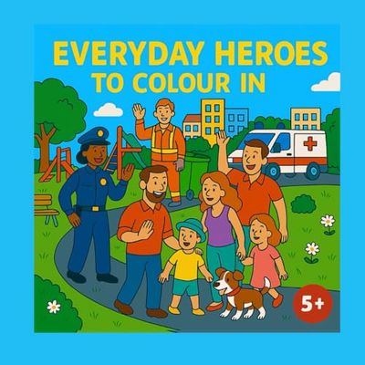 Everyday Heroes to colour in